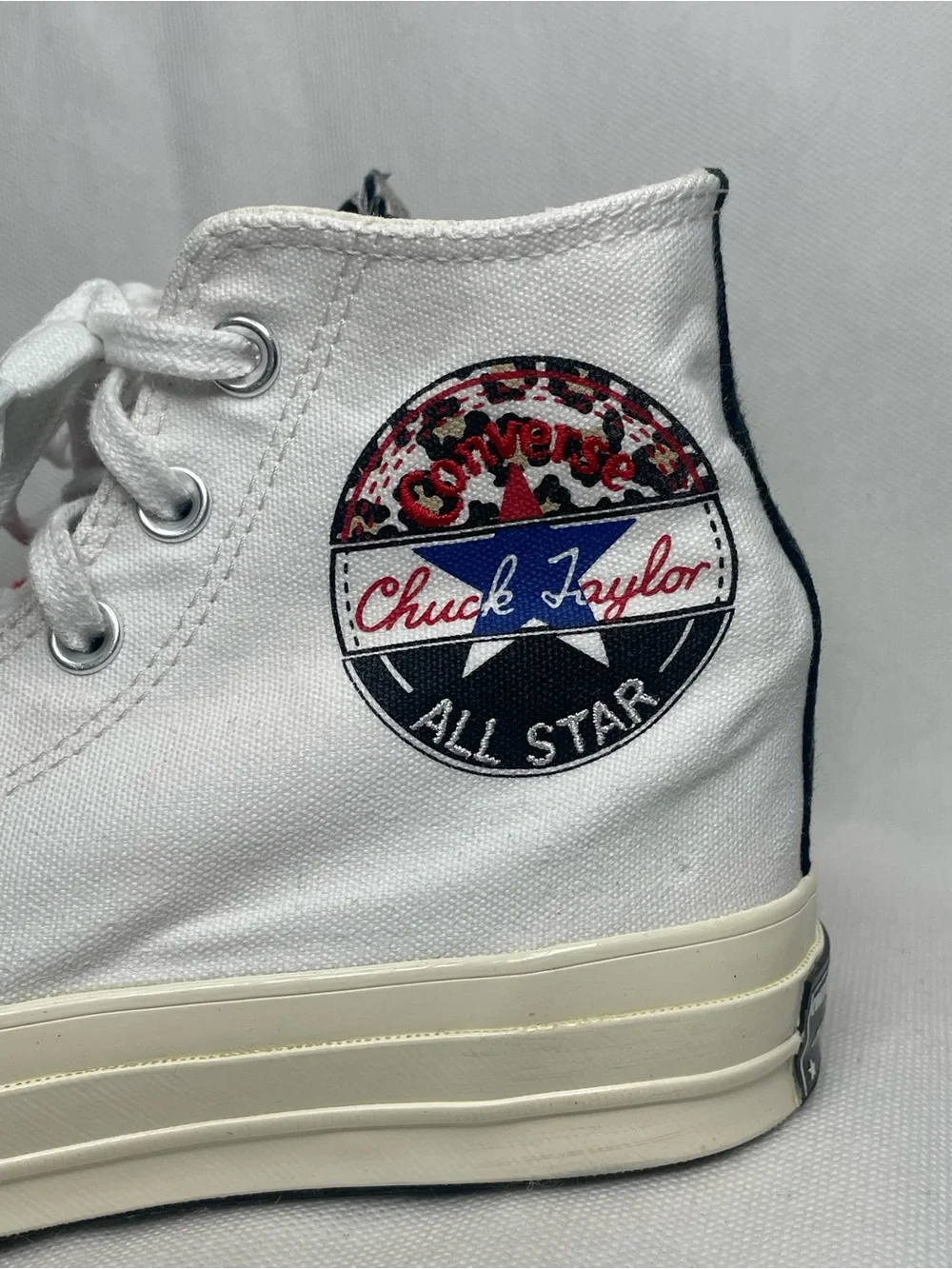 Converse Chuck Taylor All Star 70 Hi “Logo Play” Mens Size US 6 White Rush Blue